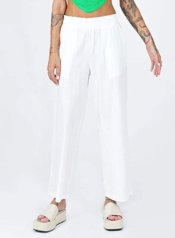 Limited Stock, Big Sale Kimerly Pants White