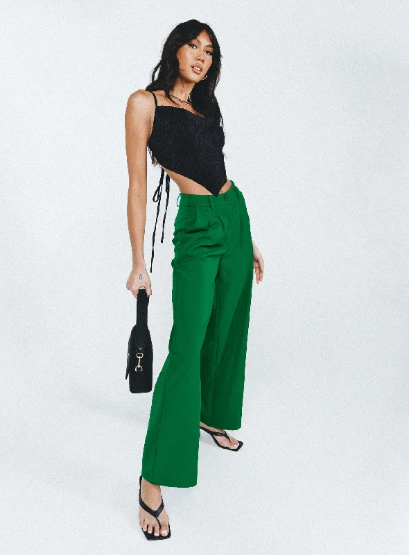 Stay Ahead In Style Archer Pants Apple Green