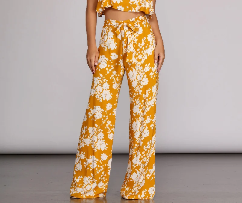 Chic Outfits Sunshine So Fine Wide Leg Pants