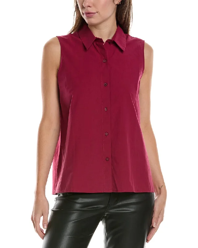 Elegant Clothing EILEEN FISHER Classic Collar Shirt