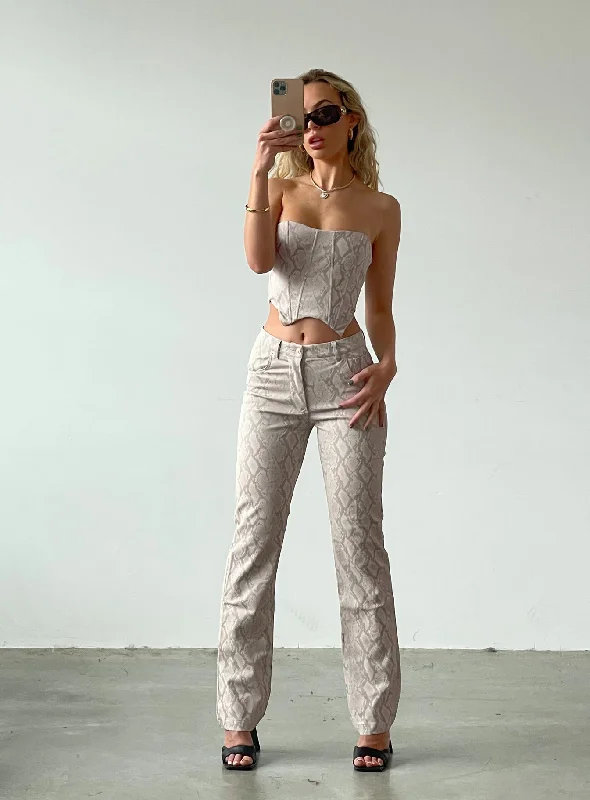 Exclusive Discount JGR & STN Lil Snake Pant Grey Snake