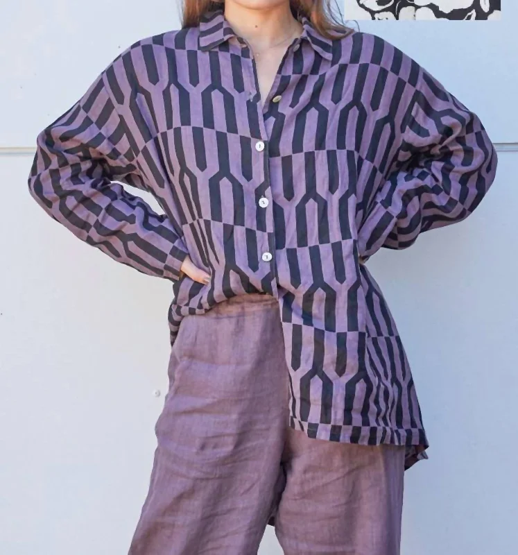 Vibrant Styles Mirren Shirt In Tapioca