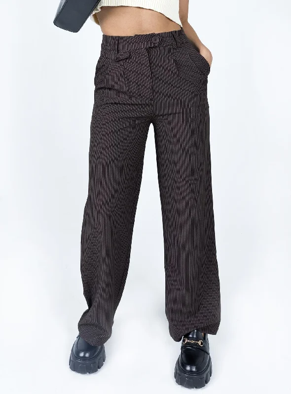 Women's Clothing Sale Karcher Pants Brown