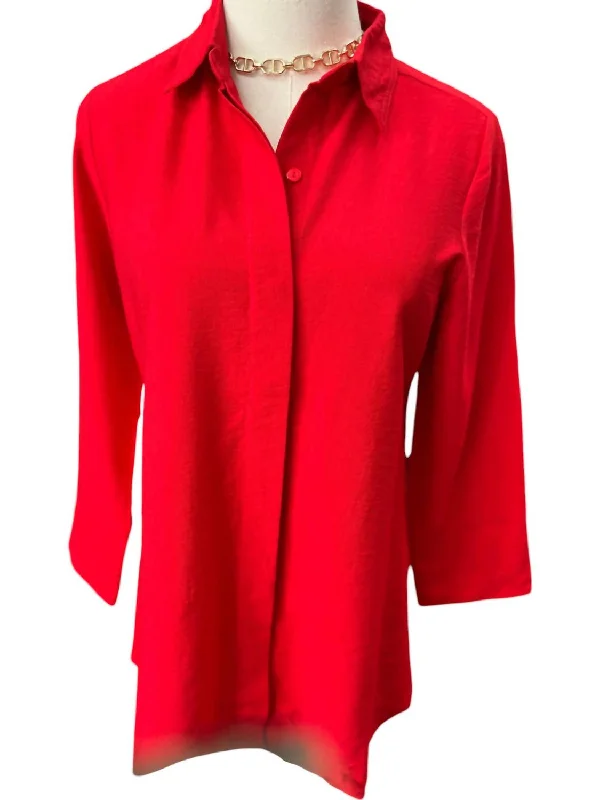 Trendy Online Boutiques Women's Makes You Better Top In Solid Red