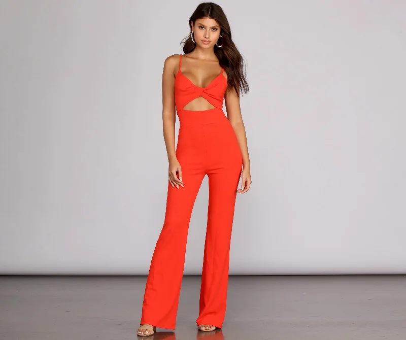 Seasonal Trends Cut Out The Drama Jumpsuit