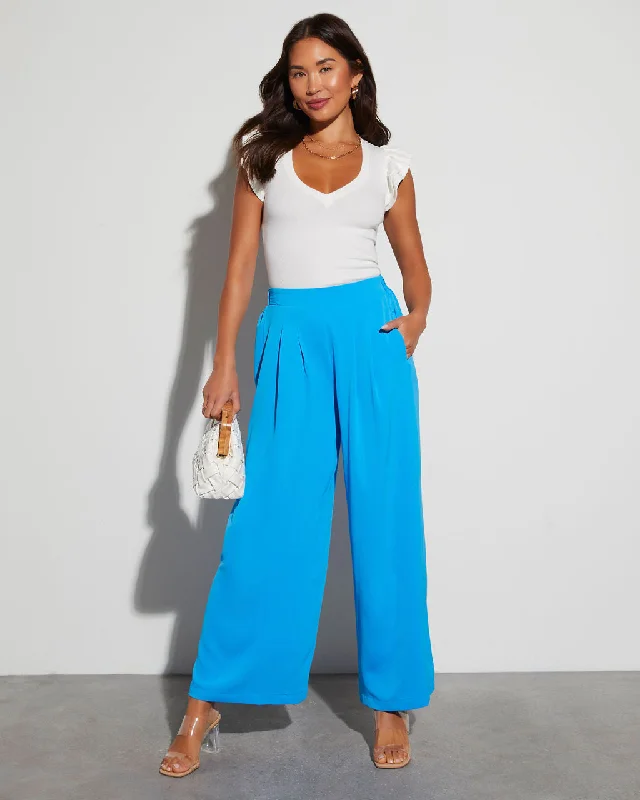 Women's Fashion Clothing Banks Wide Leg Trouser Pants