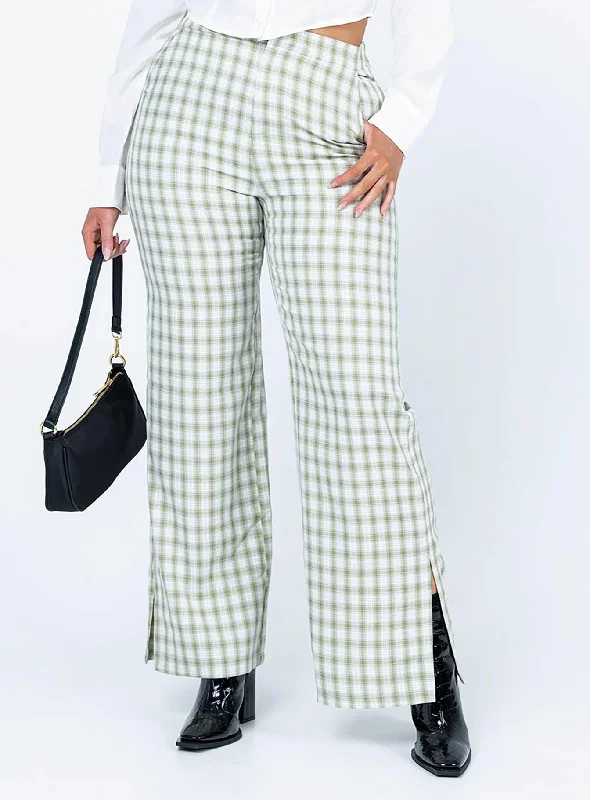 Relaxed Style Ringo Pants Green