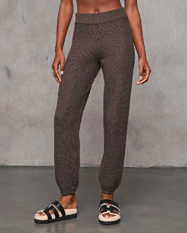 Comfortable Clothes Find The Calm Textured Knit Joggers