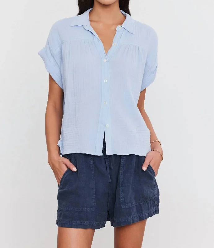 Gift Ideas Julieta Cotton Gauze Shirt In Island