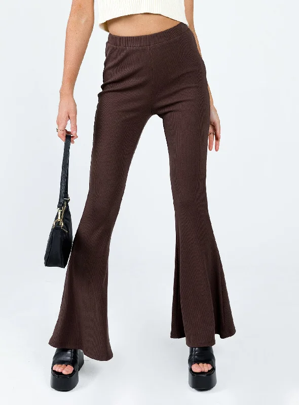 Flash Sale Event Rita Roberts Flares Brown