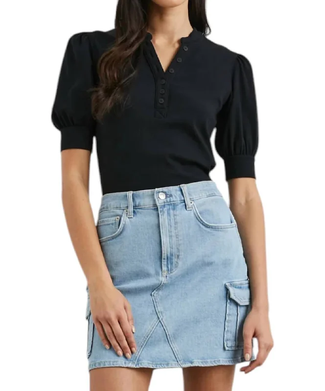 Affordable Online Boutiques Jewel Top In Black