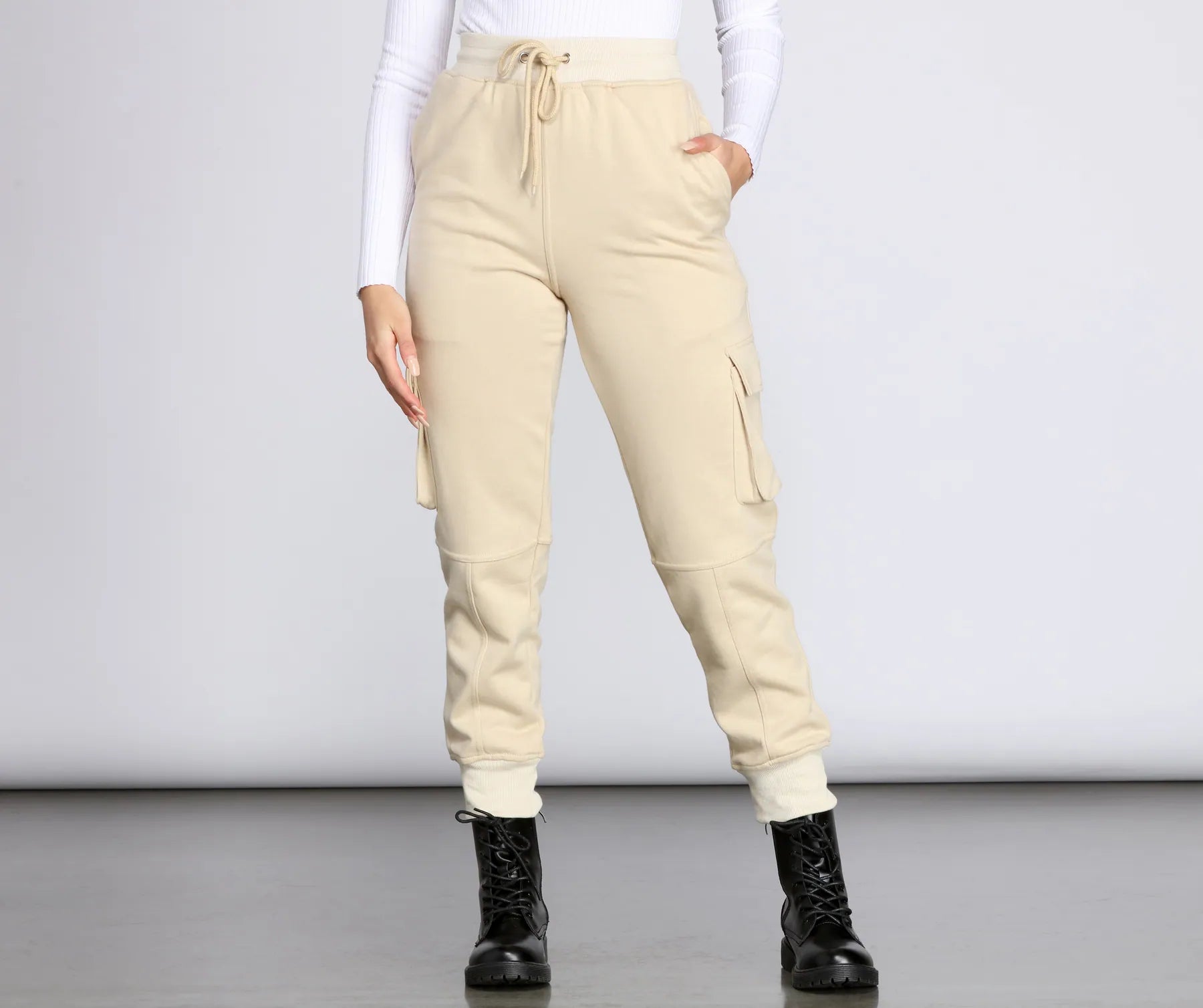 Stylish Basics Casual Cargo Joggers