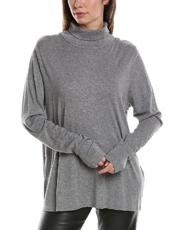 Comfortable Loungewear for Women EILEEN FISHER Scrunch Neck Top