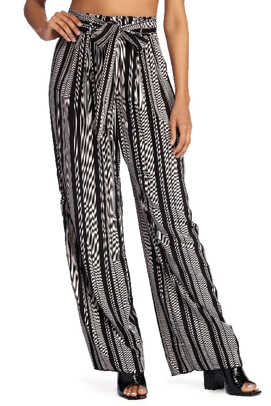 Fashion Forward Outfits Just Your Stripe Wide Leg Pants