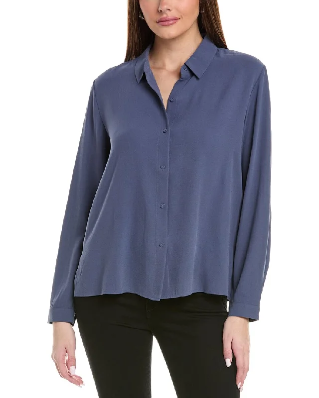 Save Big EILEEN FISHER Classic Silk Shirt