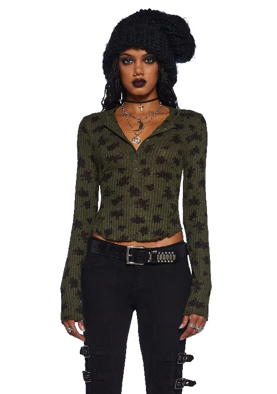 The Epitome Of Modern Women's Fashion Goth In Geometry Floral Top