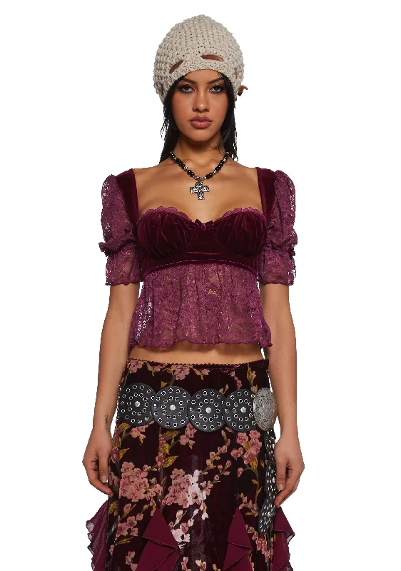 Early Bird Offer Brushfire Fairytales Velvet Top