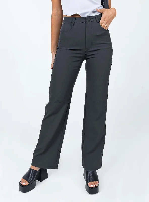 Current Trends Lulu Pants Charcoal