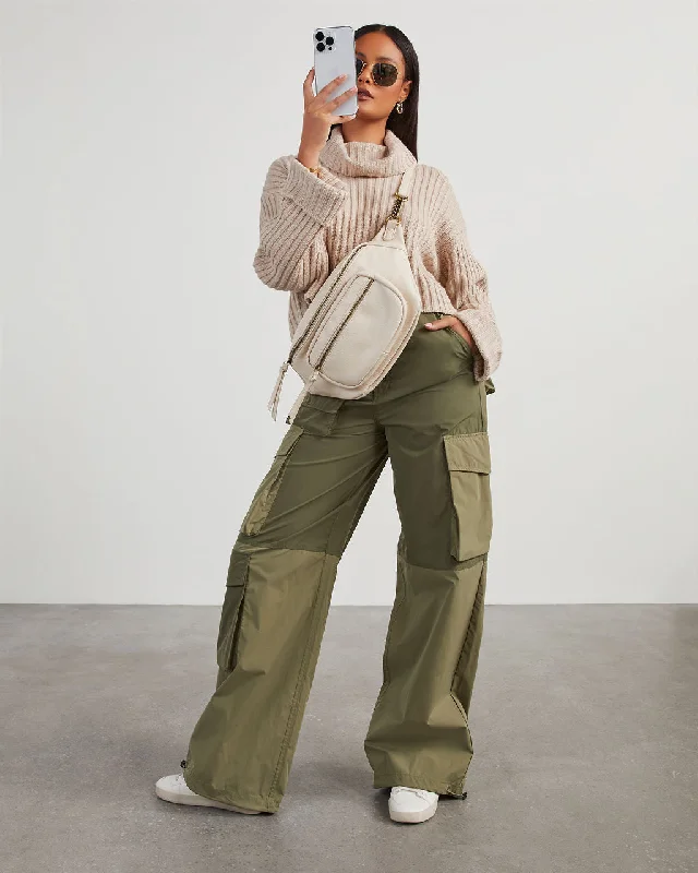 Redefining Women's Style Darius Colorblock Cargo Pants