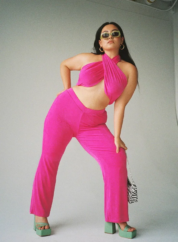 Chic Style, Always In Vogue Keiara Set Pink Curve