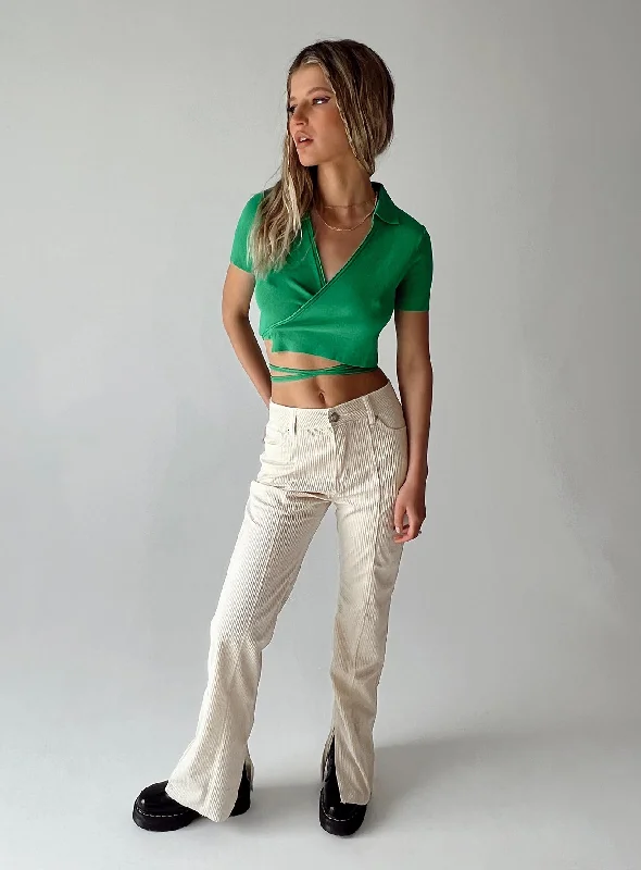 Casual Wear Michael Cord Pants Beige