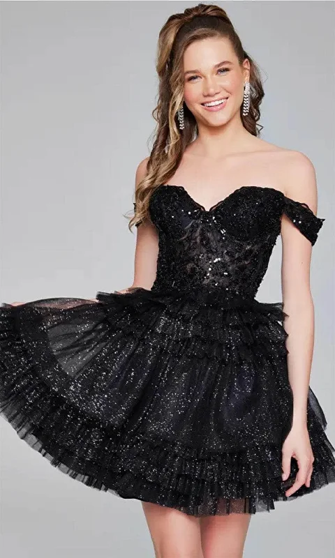 Weekend Sale Jovani 40612 - Embellished Corset Cocktail Dress