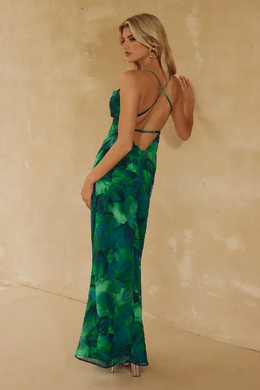 New Styles Just In BENITO MAXI DRESS - CALISTA GREEN