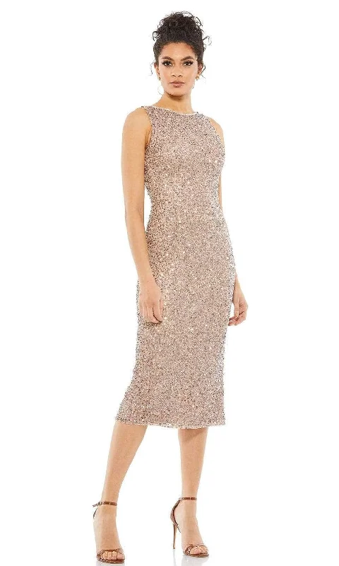 Stay Ahead In Style Mac Duggal Cocktail - 5526D Sleeveless Sequined Dress