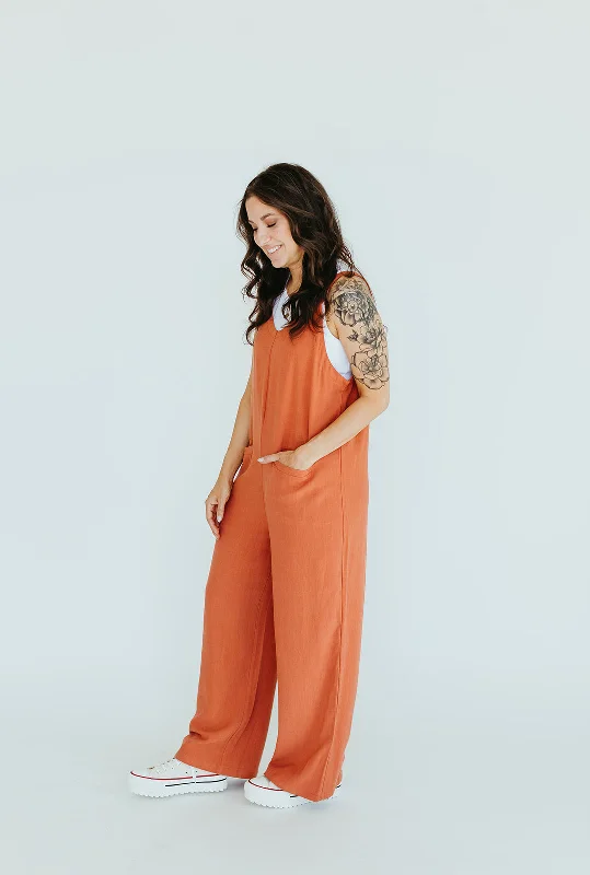 You'Ll Love Us Because Terra Linen Jumpsuit