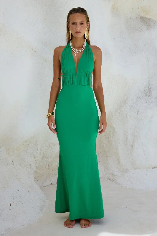 Best Online Boutiques For Women TAPIA MAXI DRESS - PINE