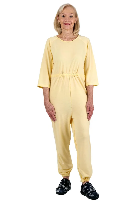 High End Fashion Anti-Strip Jumpsuit - Carrie | Yellow