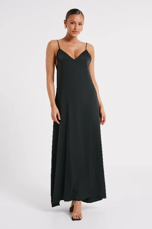 Clothing For Women Beatrice Flowy Maxi Dress - Black