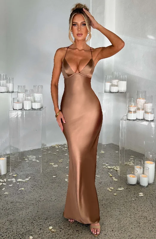 Mega Sale Fenty Maxi Dress - Chocolate