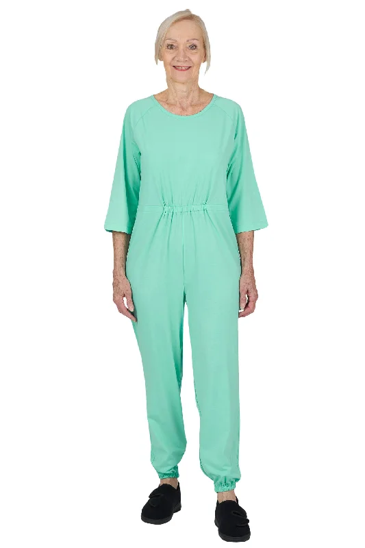 Sophisticated Style Anti-Strip Jumpsuit - Carrie | Green