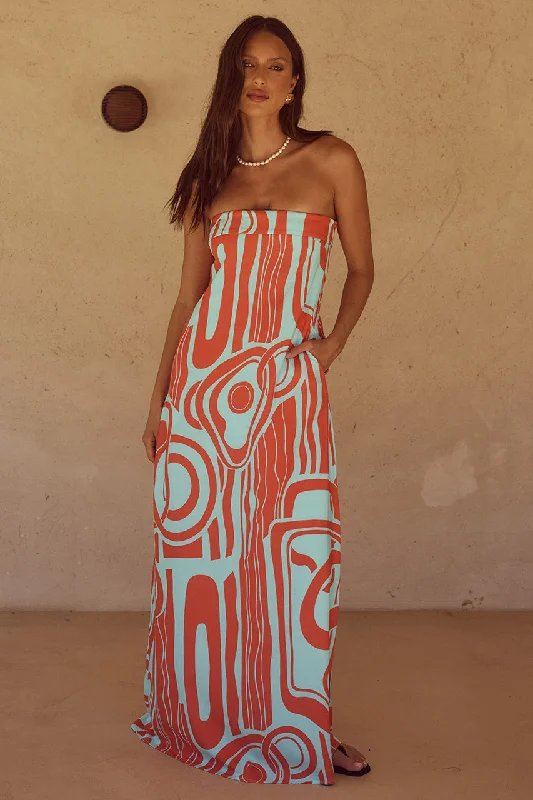 Absurdly Cheap Sale PHAEDRA MAXI DRESS - ALBA PRINT