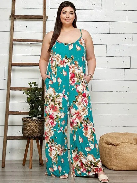 Seasonal Trends Colette Plus Size Wide Leg Jumpsuit