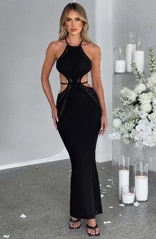 Trend Alert Delia Maxi Dress - Black