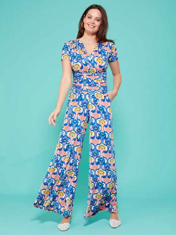 Season Offer Onjenu Sharon Jumpsuit Retro Flower