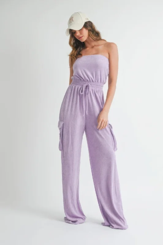 Affordable Women's Clothing Online Tube Top  Jumpsuit Romper