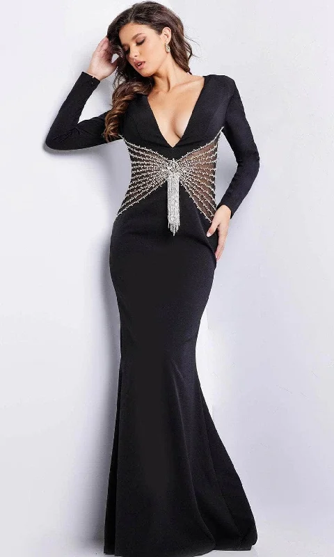 Women Fashion Jovani 26317 - Beaded Waist Evening Dress