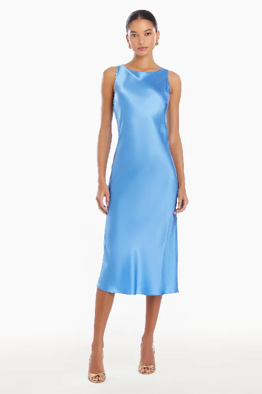 Chic Trends Unveiled Elaine Silk Dress