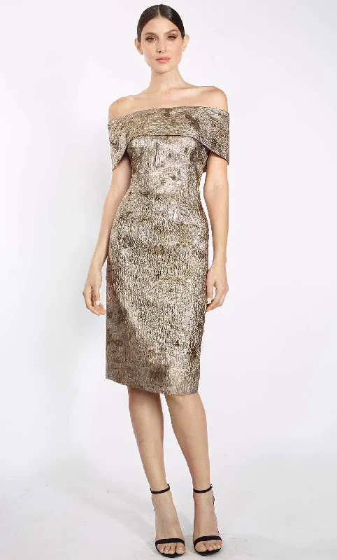 Season Appropriate Women's Collection Janique 3044 - Metallic Cocktail Dress