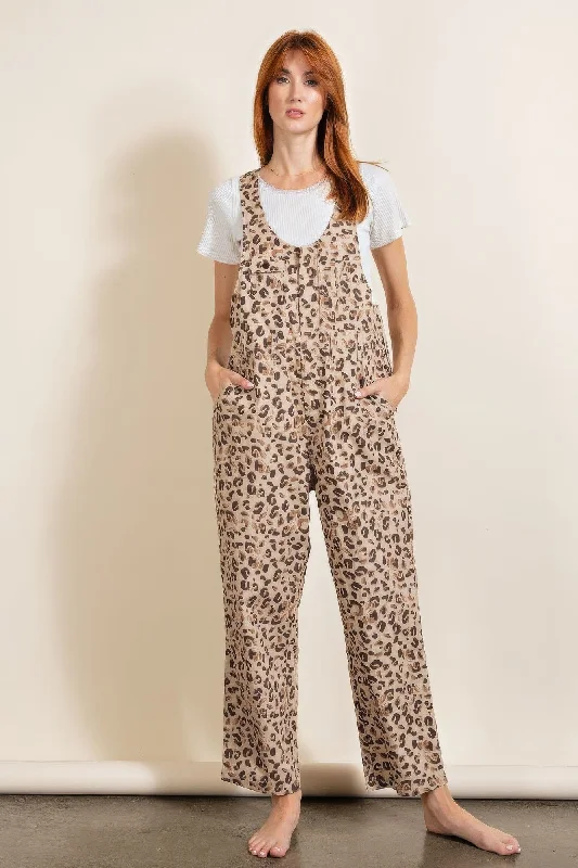 Casual Chic for Women Animal/leopard Printed Jumpsuit