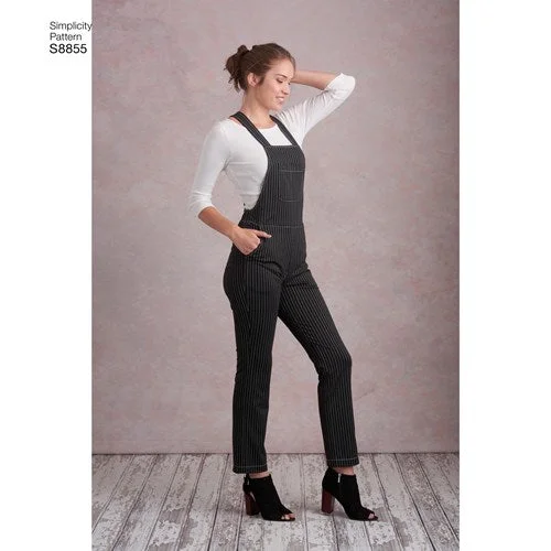 Trendy Styles Simplicity Overalls S8855