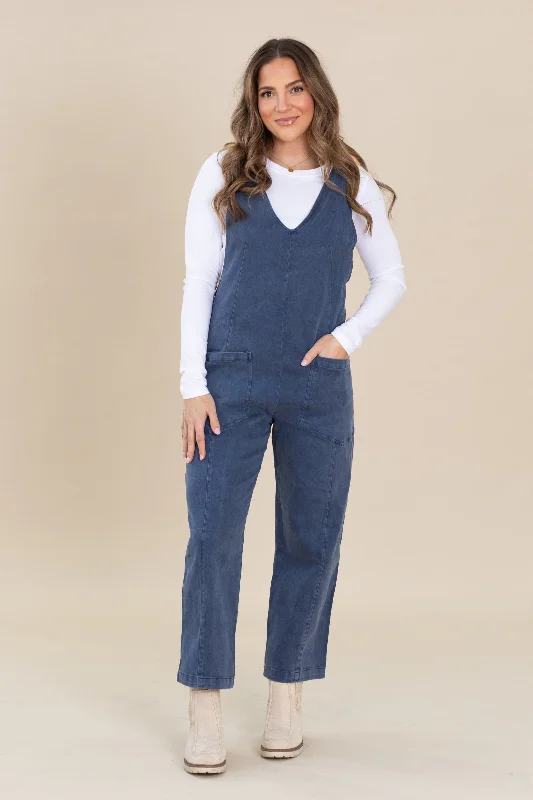 Sales For Clothes Casual Adjustable Strap Jumpsuit With Pockets