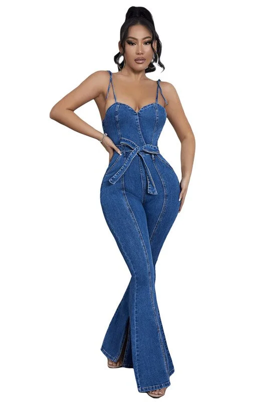 Women's Clothing WOMEN FASHION DENIM JUMPSUIT