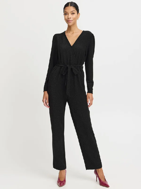 Fashion Forward B Young ByTacha Jumpsuit Black Mix