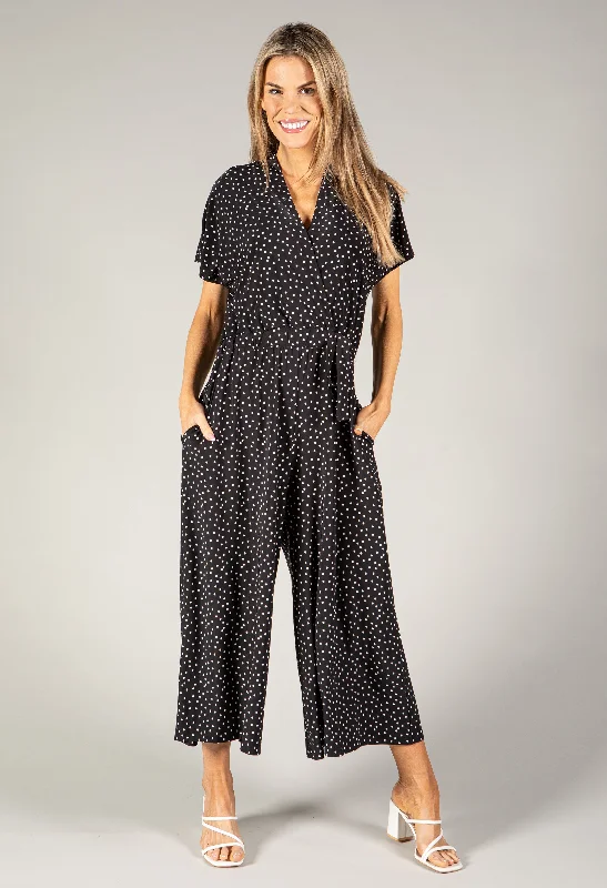 Clothes Of Woman Polka Dot Jumpsuit