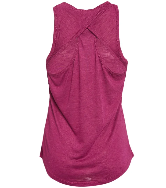 Laid-Back Elegance Balance Collection Criss Cross Racerback Yoga Tank Magenta Lust