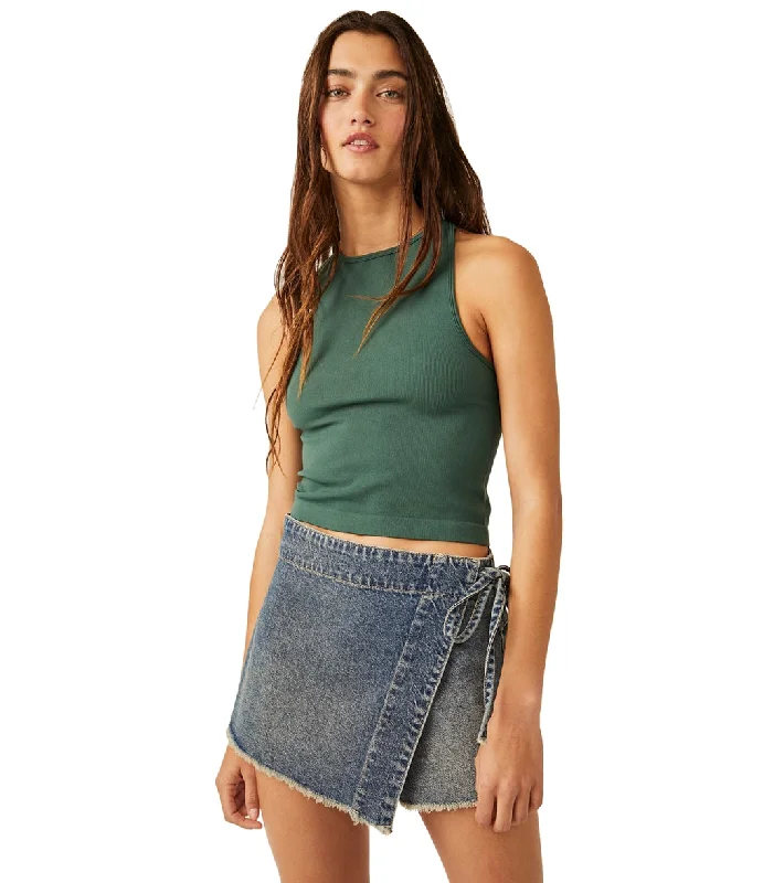 Enjoy Discount Free People Hayley Racerback Brami Evergreen